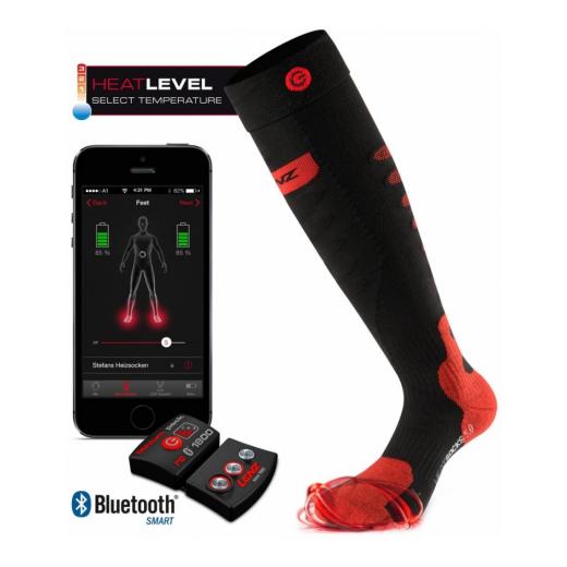 LENZ komplekts (TOE CAP apsildāmas zeķes un RCB 1800 lithium baterijas)