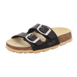 SUPERFIT sandales FUSSBETTPANTOFF / Black SUPERFIT sandales FUSSBETTPANTOFF / Black