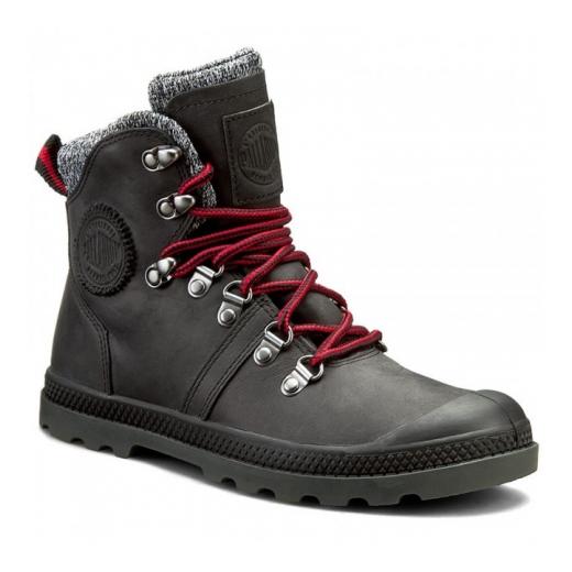 Palladium sieviešu zābaki PALLABROUSE HIKR LP  Black/Red/Castelrock