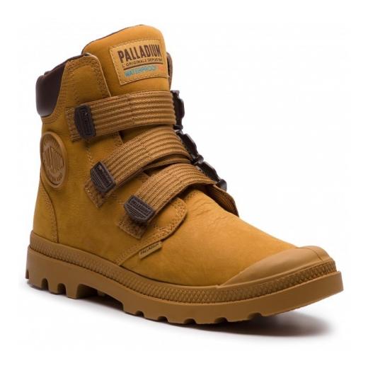 Palladium apavi PAMPA CUFF WATERPROOF LUX ST / Amber Gold / Bone Brown