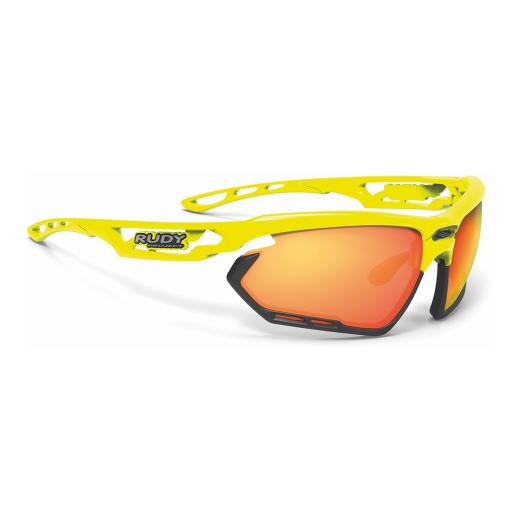 Rudy Project brilles FOTONYK - Yellow Fluo Gloss / Bumpers Black / Multilaser Orange
