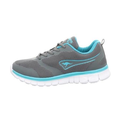 KangaROOS apavi K-March / Steel grey / Turquoise