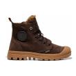 Palladium sieviešu zābaki PAMPA HI ZIP Wool Wild / Dark Cocoa