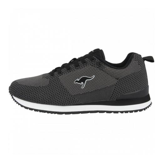 KangaROOS apavi RETRO RACER WOVEN / Jet Black