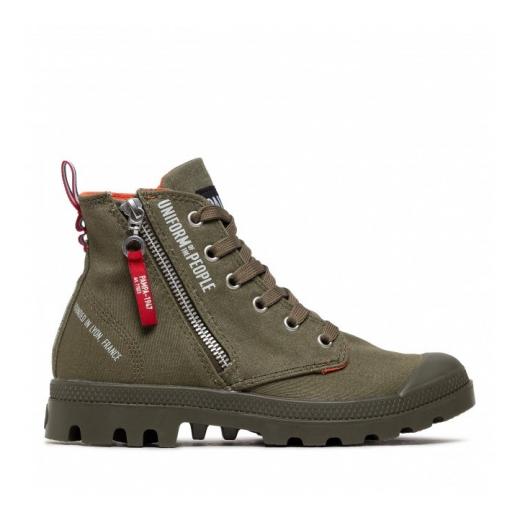 Palladium apavi PAMPA HI OUTZIP UNIFORM OF THE PEOPLE / Olive Night