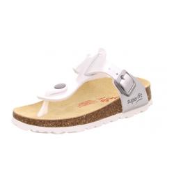 SUPERFIT sieviešu sandales FUSSBETTPANTOFF / Metallic-Silver SUPERFIT sieviešu sandales FUSSBETTPANTOFF / Metallic-Silver