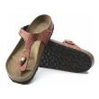 BIRKENSTOCK sieviešu apavi GIZEH / Shiny Pyton Red/Gold / Regular Fit