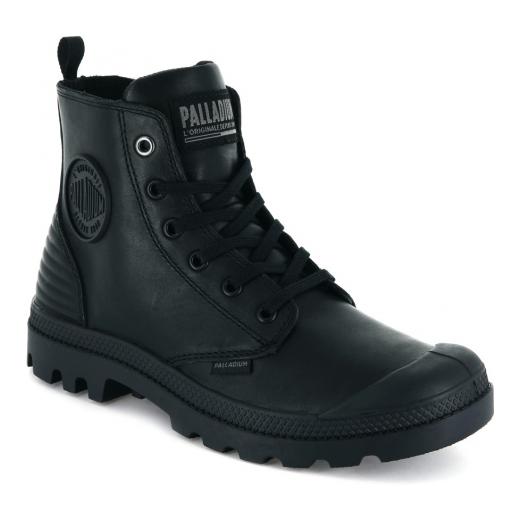 Palladium sieviešu / vīriešu zābaki PAMPA Hi Zip Pony / Black
