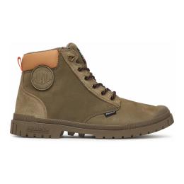 Palladium apavi SP20 CUFF Leather Waterproof+ / Dusky Green