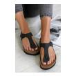BIRKENSTOCK apavi GIZEH BS / Black / Regular Fit