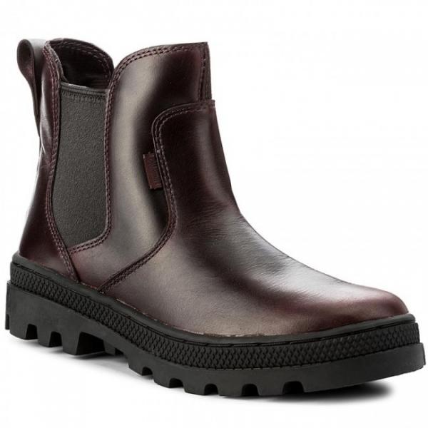 Palladium sievie u z baki PALLABOSSE CHELSEA LEATHER Regal Black ShoesBox