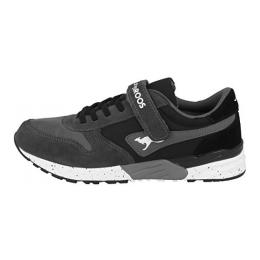 KangaROOS jauniešu apavi CHINU EV / Jat Black/steel grey