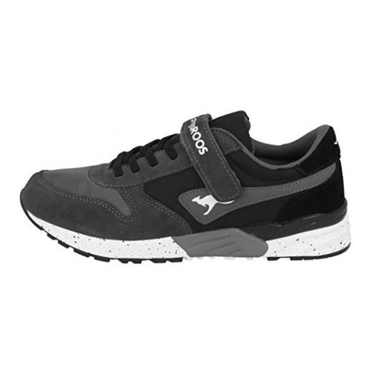 KangaROOS jauniešu apavi CHINU EV / Jat Black/steel grey