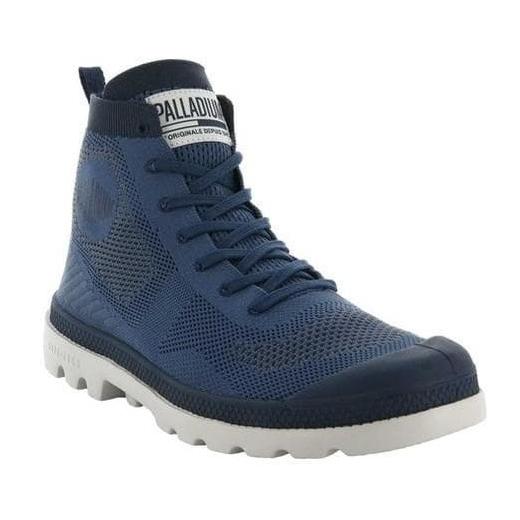 Palladium sieviešu / vīriešu apavi PAMPA HI LITE KNIT / Blue Shadow